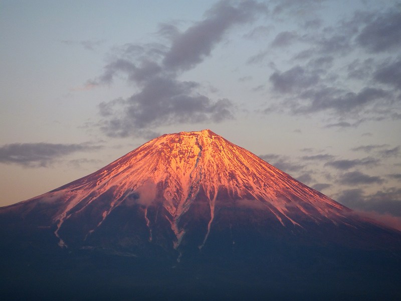 田貫湖の夕焼け 富士山大好き 写真は最高