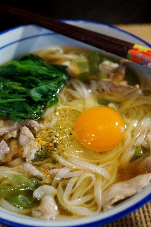 【こんだてノートコンテスト　優秀賞商品が到着です♪】／【昼食はうどん】_b0033423_17143711.jpg