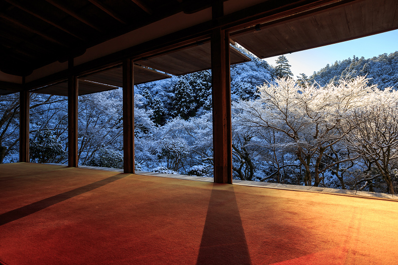 【額縁光景・その14】雪の高山寺（石水院）・後編_f0155048_23343695.jpg