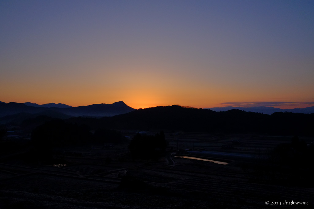 榛原夜明けjan13 1 かぎろい Walk With My Camera