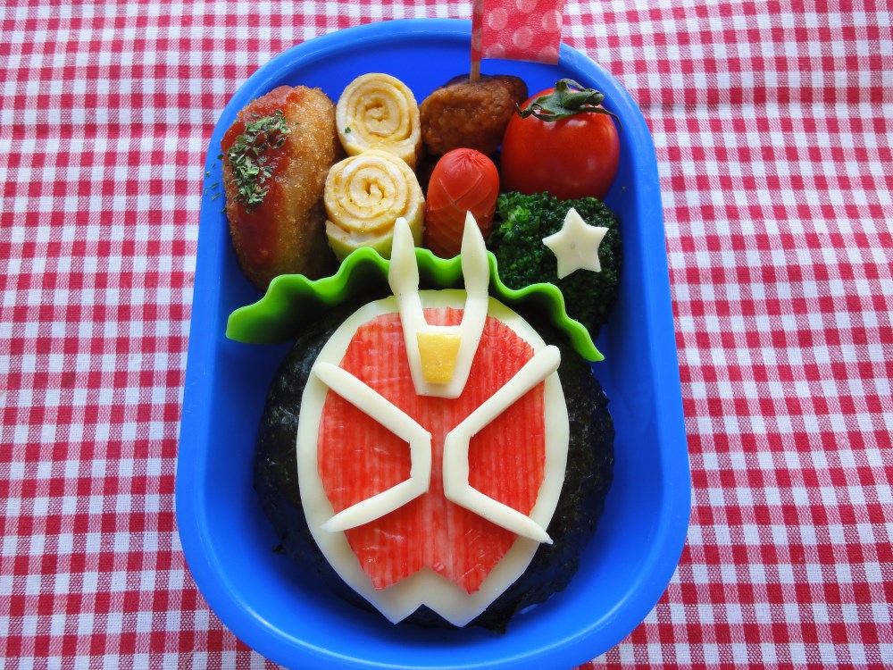 キャラ弁 ありがとう 最後の仮面ライダーウィザード弁当 子連れハワイ旅行blog