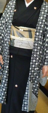 羽織を着物に訪問着を羽織に・野田さんコンサート_f0181251_19505619.jpg