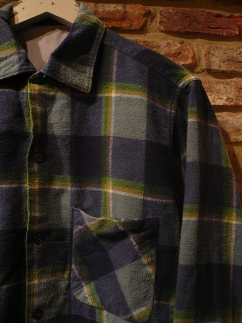 1960-70s \"UNKNOWN\" print flannel BOX-tail shirts ._d0172088_19513021.jpg