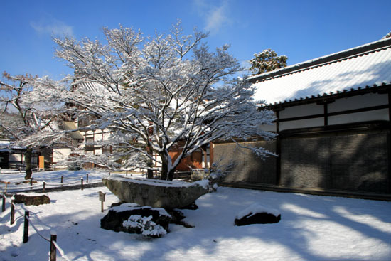 金閣寺　14雪景色1_e0048413_17541229.jpg