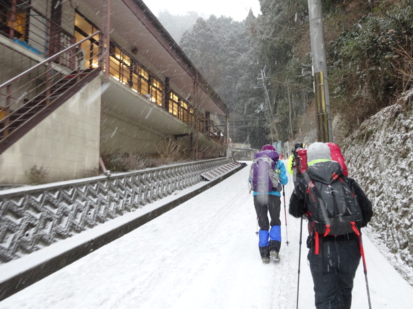 金剛山【ツツジオ谷】：人知れず静寂した登山道に密かに佇む氷瀑_c0066176_21525426.jpg