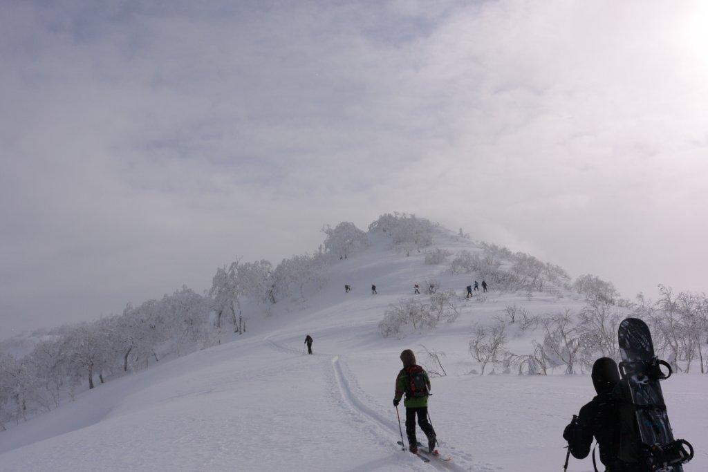 朝里岳沢川～白井岳（1301㍍）＝２０１４年１月１８日_a0141678_204115.jpg