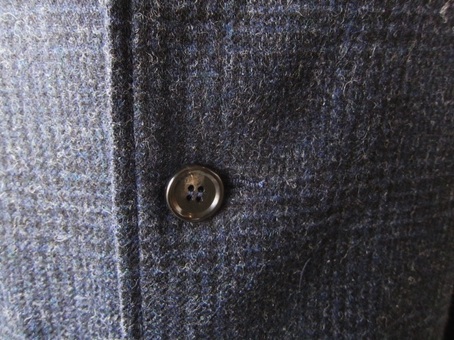 上品なフランスWORK ・・・ Honnete NAVY CHECK WOOL TAILRORED JKT!♪!_d0152280_16134.jpg