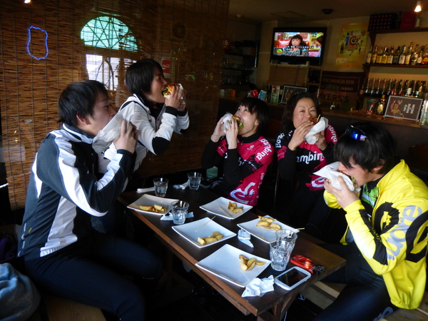 1/18(土)ハンバーガーサイクリング_b0217782_1737854.jpg