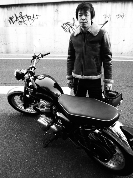 猪俣 裕治 & kawasaki W650(2013 1213)_f0203027_13224411.jpg
