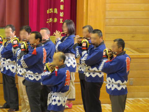 2013-10-20　富山市立神明小学校創立記念式典で紙芝居_e0026056_1745934.jpg