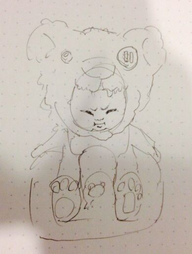 ４カ月のこぐま_e0170671_11101539.jpg