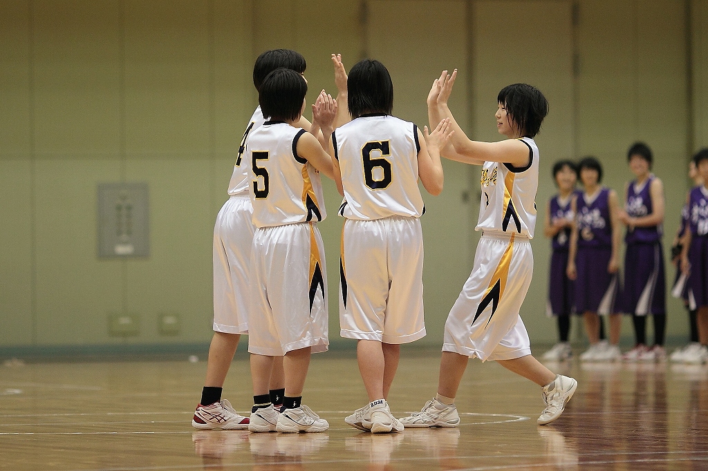 全国高等学校バスケットボール選抜優勝大会京都府予選 決勝京都精華高校vs紫野高校 福知山ボーイズクラブ