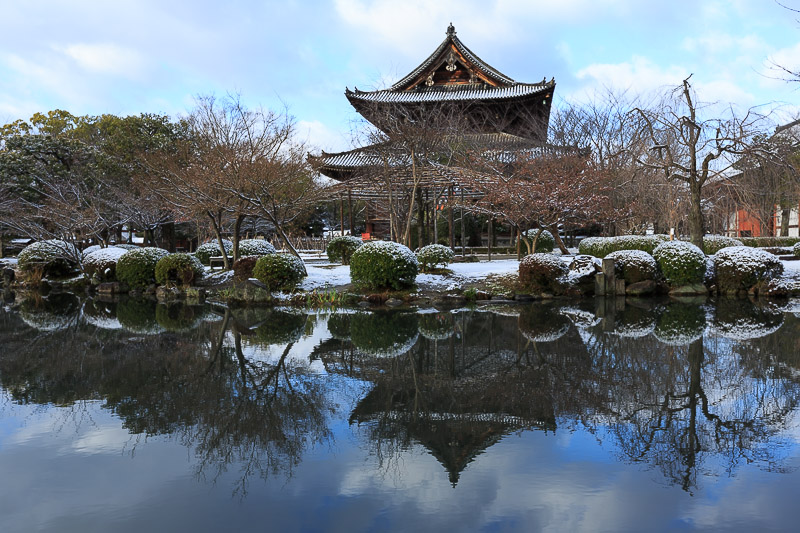 雪の東寺へ_f0224083_1646920.jpg