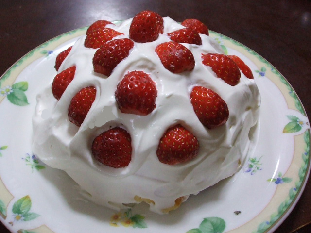 ドーム型ケーキ_f0019498_17263387.jpg