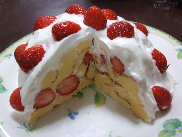 ドーム型ケーキ_f0019498_17365030.jpg