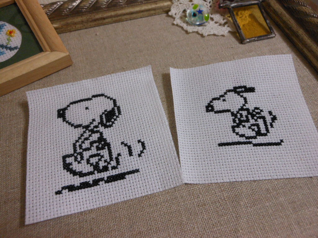 Snoopy刺繍がまた増えた Comodo My Room