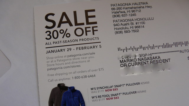 patagonia -30%OFF SALE-_f0293800_11335283.jpg