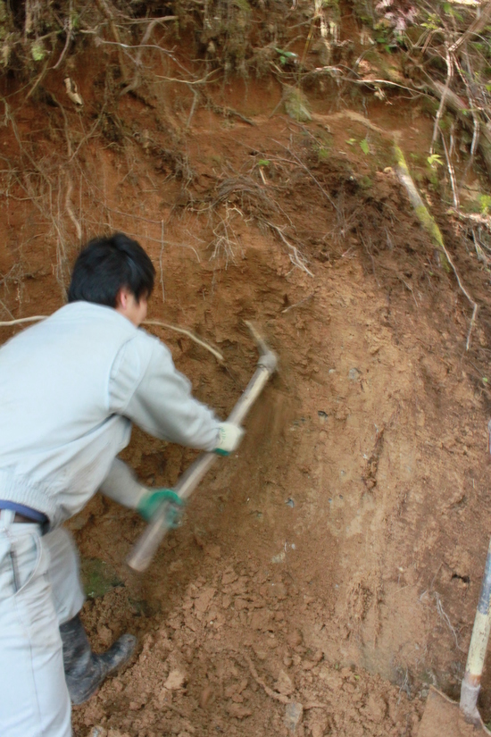 土壁の作り方 お山の宿 みちつじ