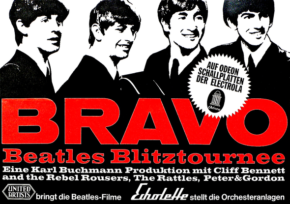 THE BEATLES / Bravo Beatles Blitztournee / Germany Poster_c0079173_12561033.jpg