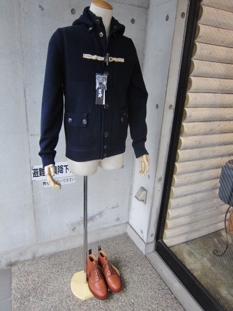 Bark ・・・ 春仕様のKNIT DUFFLE JKT 入荷!今・世界で注目のBRAND です!!_d0152280_145172.jpg