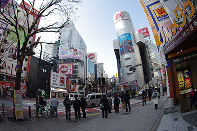 1月22日(水)の渋谷109前交差点_b0056983_1140495.jpg