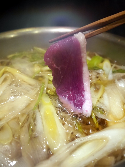 「藤乃」で河内鴨の鍋。_b0118001_22195956.jpg