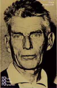 パウル・ヴンダーリッヒのリトグラフ「Portrait Samuel Beckett