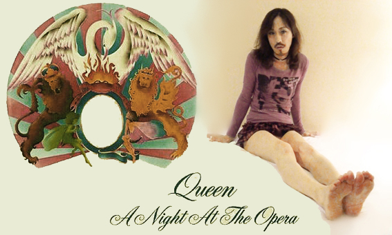 今も色あせない名盤 Queen「オペラ座の夜」 のジャケットを 色あせさせてみました。_d0119642_18173267.jpg