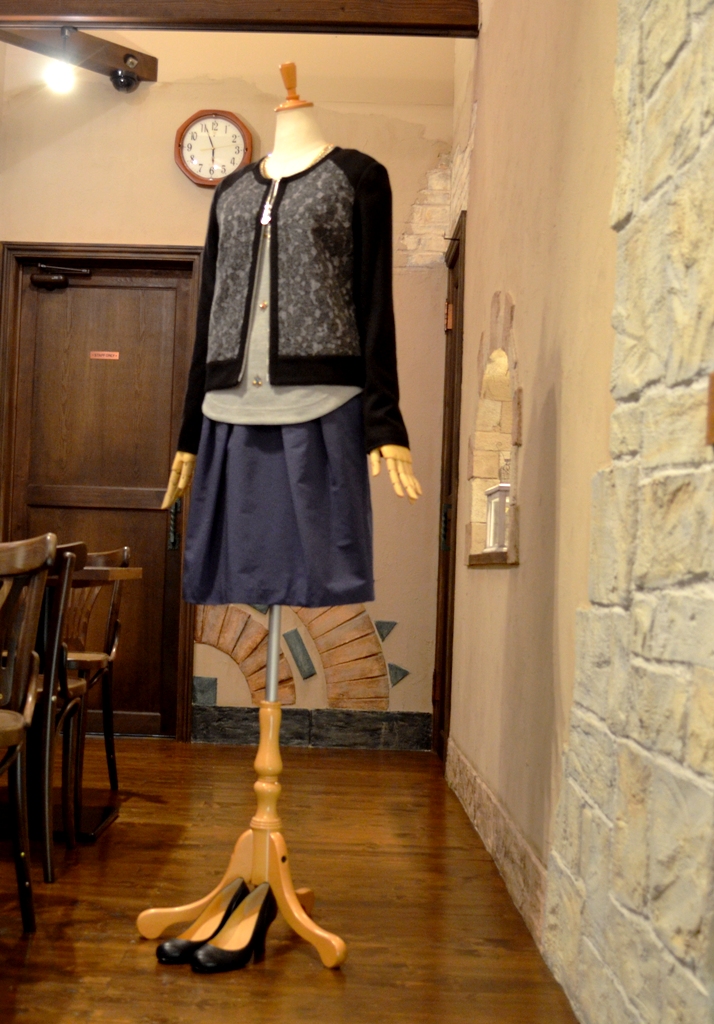 ”ノーカラーダブルジップジャケットStyle～By Brahmin～”_d0153941_18164599.jpg