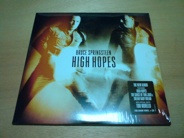 昨日到着レコ 〜 High Hopes / Bruce Springsteen_c0104445_23163254.jpg