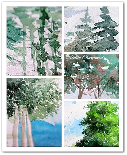 水彩画 優しく描こう花と風景 木を描くpart2 Atelier Charmant のボタニカル 水彩画ライフ 水彩画 優しく描こう花と風景 木を描くpart2 Atelier Charmant のボタニカル 水彩画ライフ