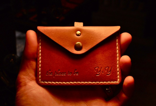 ID card leather strap_b0172633_19561659.jpg