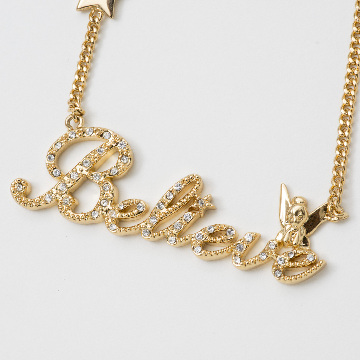 ディズニークチュール Disney Couture ティンクネックレスgd Believe Clover Choice