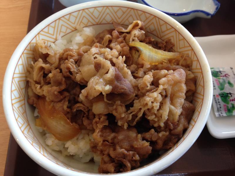 すき家のわさび山かけ牛丼　　　宝塚中筋店_c0118393_11282378.jpg