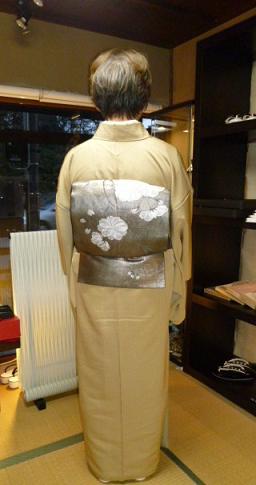 桜の帯のお客様・丹波布の帯をコーディネイト。_f0181251_18125278.jpg