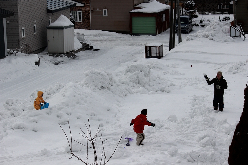 1月26日　雪で遊ぶ_b0250154_11591198.jpg