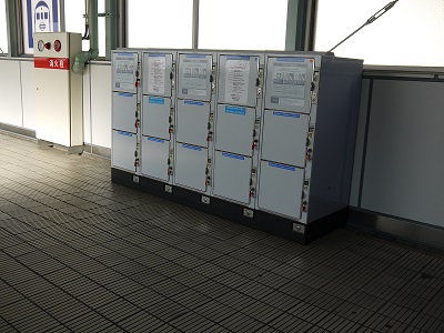 九条駅 その1 大阪市営地下鉄線 阪神線 旅行先で撮影した全国のコインロッカー画像