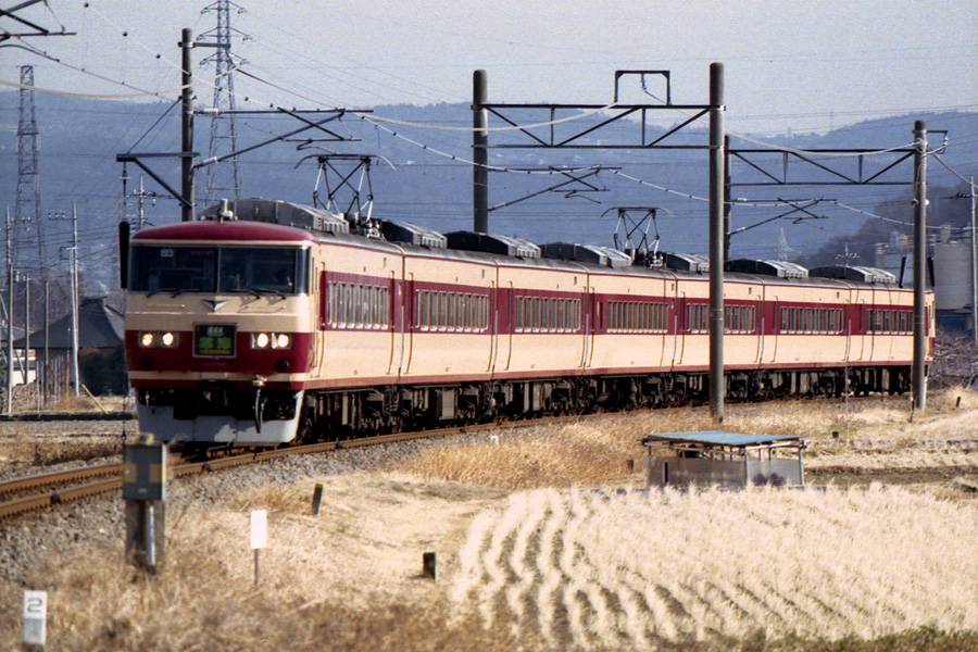 吾妻線の草津号 あまぎ色 The Fl Lens Waku Waku Mark Ii
