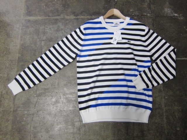 Limited LACOSTE ・・・ HiゲージBORDER KNIT LONG TEE!★!_d0152280_22344025.jpg