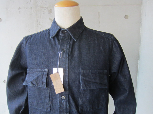 HERVIER Productions ・・・ Indigo DENIM WORK SHIRTS!★!_d0152280_16195089.jpg