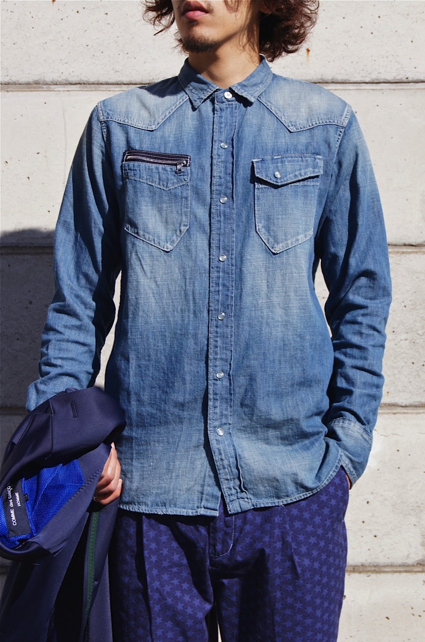 nonnative/RANCHER SHIRT COTTON 8oz DENIM