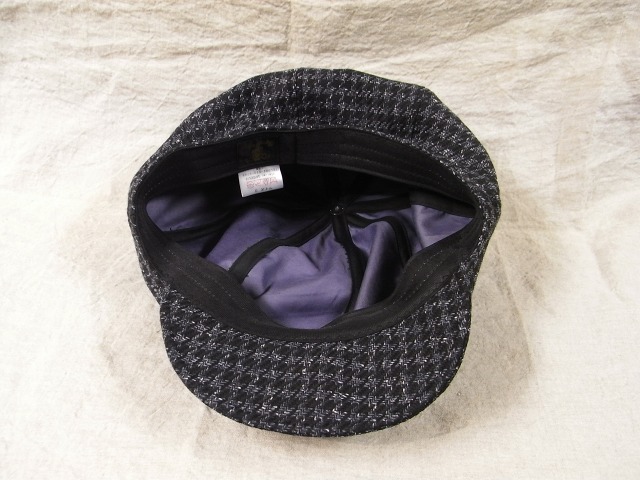 n/b houndstooth cap_f0049745_14512743.jpg