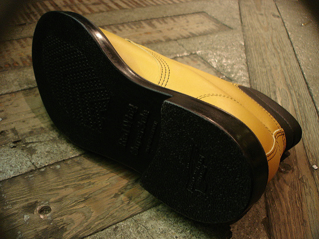 NEW : REDWING #8807 [SuperSole® / Maize\"Mustang\"] HERITAGE WORK !!_a0132147_23224998.jpg