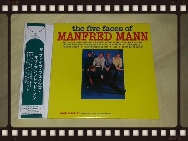 MANFRED MANN / THE FIVE FACES OF MANFRED MANN (US MONO & STEREO 紙ジャケ)_b0042308_0173052.jpg