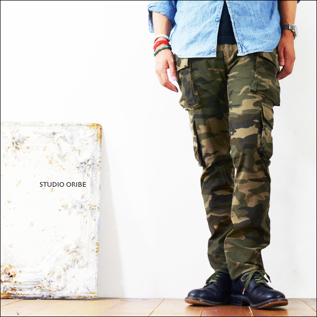 STUDIO ORIBE [スタジオオリベ] 8 POCKET PANTS CAMO [エイトポケットパンツ]_f0051306_20301215.jpg