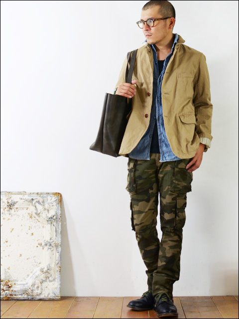 STUDIO ORIBE [スタジオオリベ] 8 POCKET PANTS CAMO [エイトポケットパンツ]_f0051306_20301409.jpg