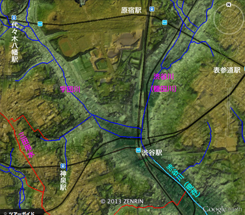 渋谷川暗渠、2度めの移設_c0163001_2357682.jpg