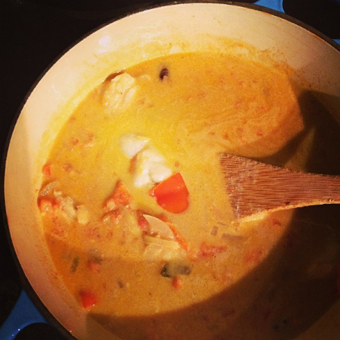 自家製アイスクリームとアンコウカレー_a0215008_20584733.jpg