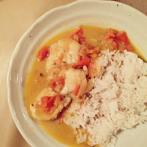 自家製アイスクリームとアンコウカレー_a0215008_2141141.jpg