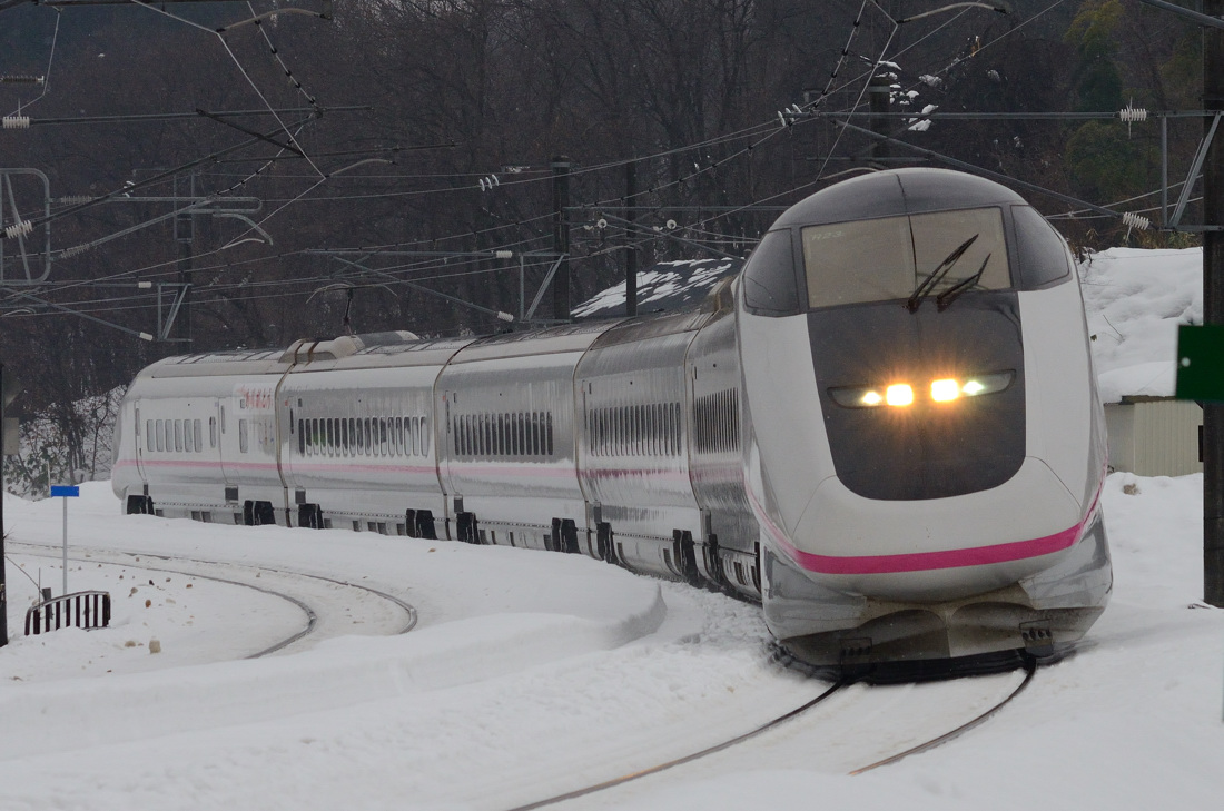◇〔 秋田新幹線 撮影 〕◇ 【 雪国でE3系こまち号撮り 】 : ツッチ